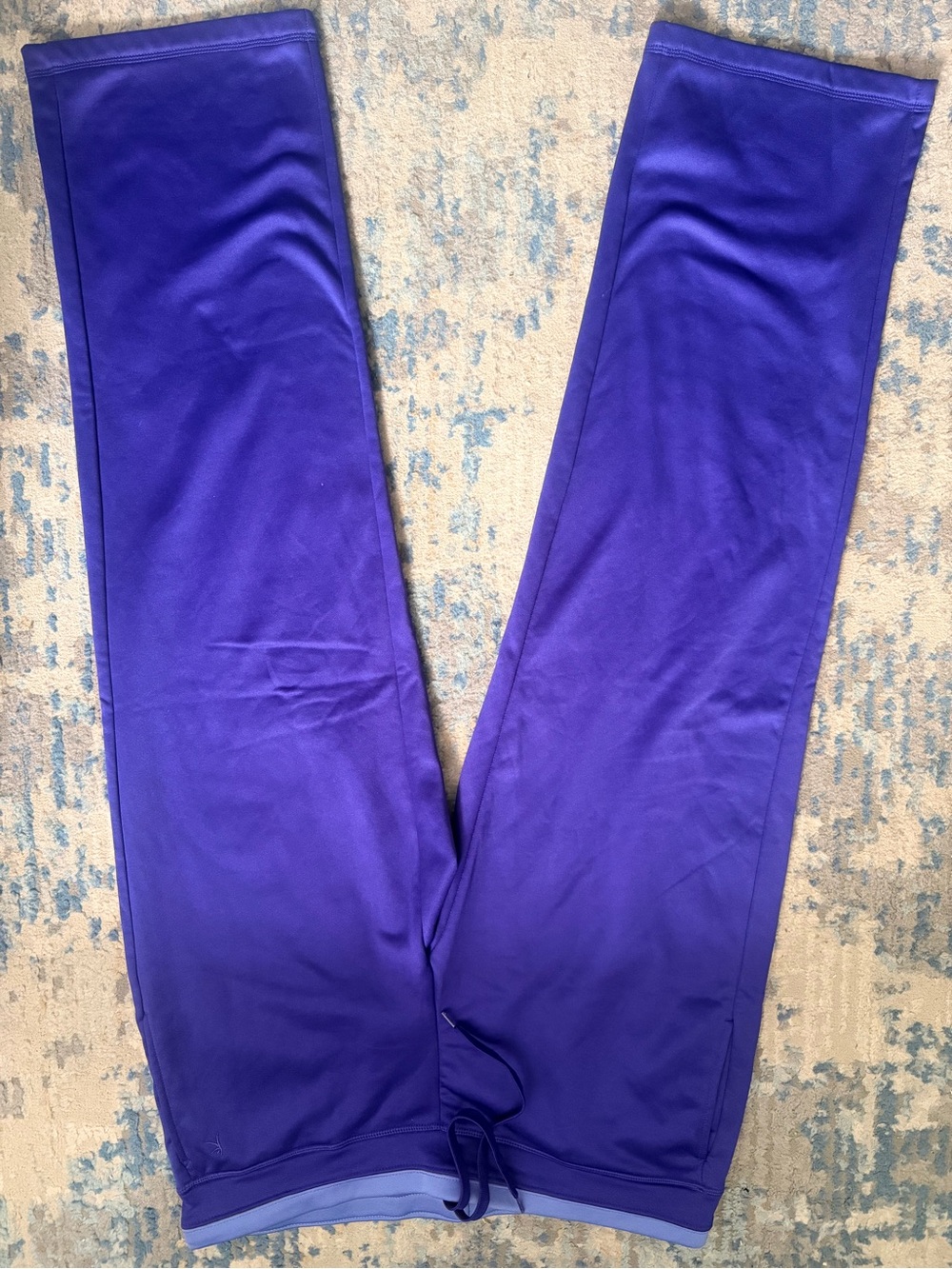 Purple Wide-Leg Lounge Pants